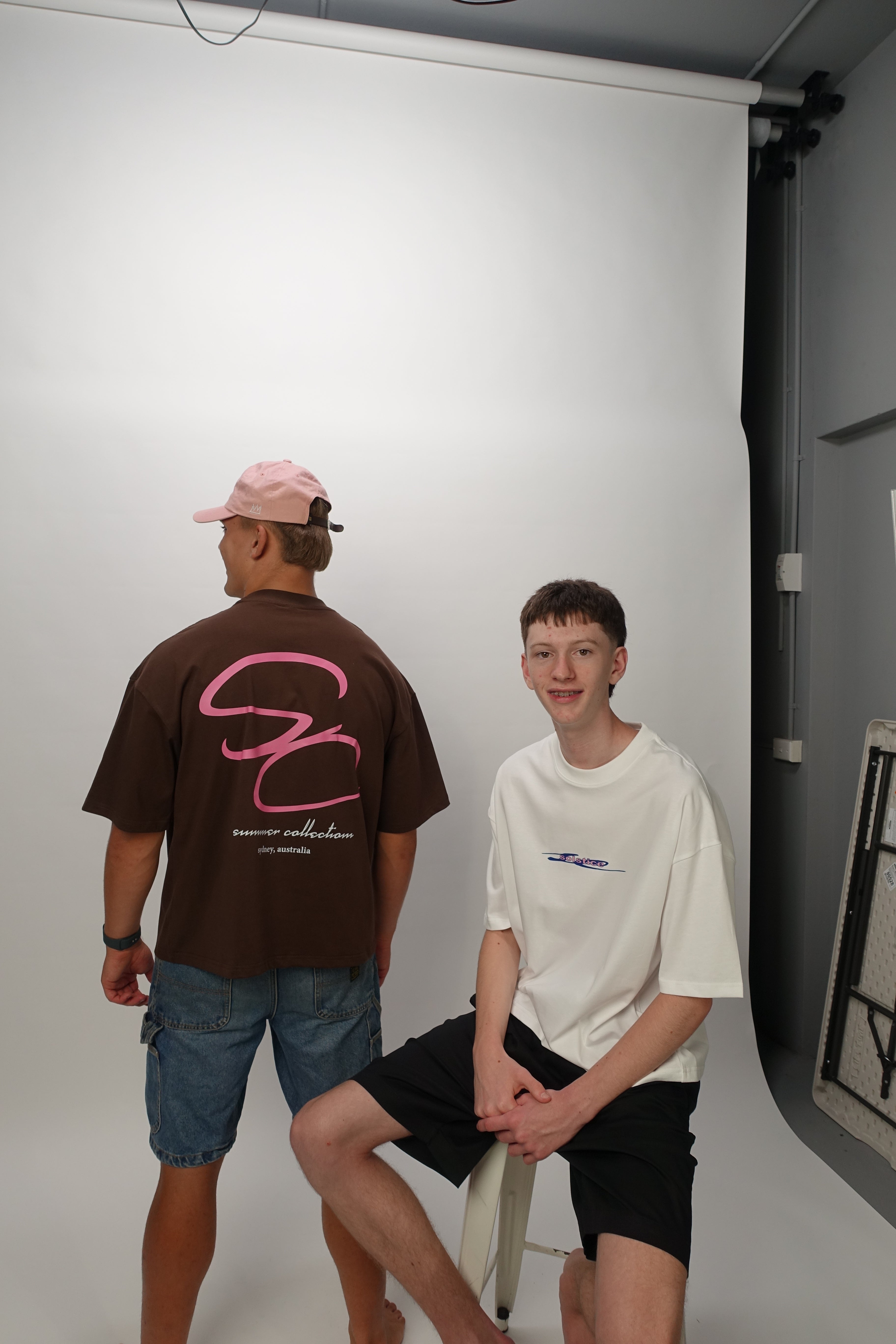 Solstice Box-Fit Brown Tee